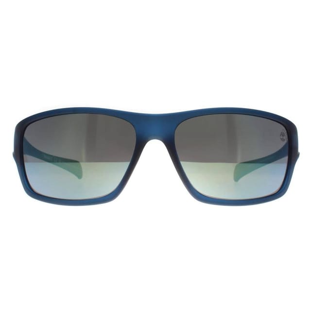 Timberland Timberland Men's Wrap Matte Blue Smoke Polarized TB00017 Sunglasses - 2
