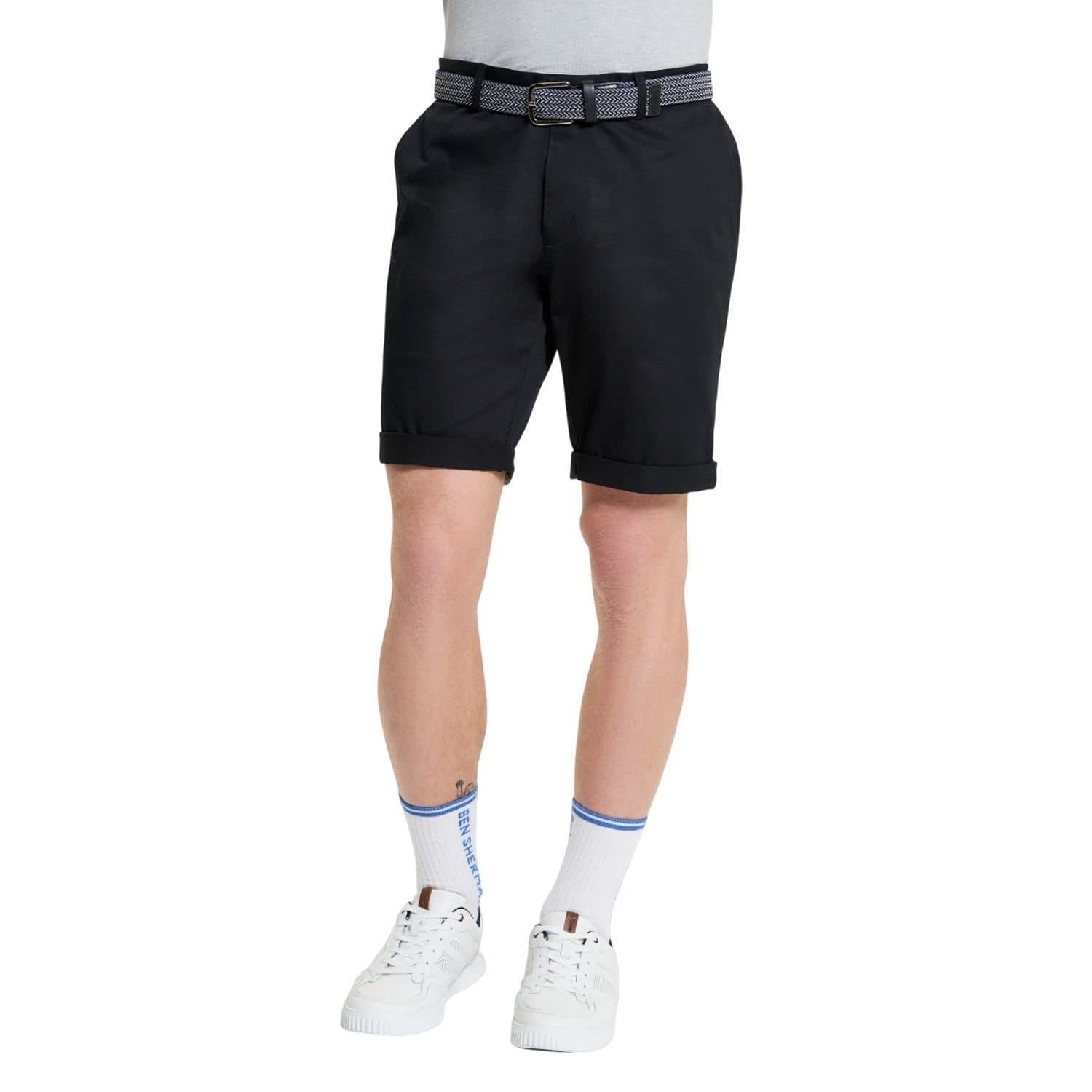 Ben Sherman Ben Sherman Men's Signature Chino Shorts in Black