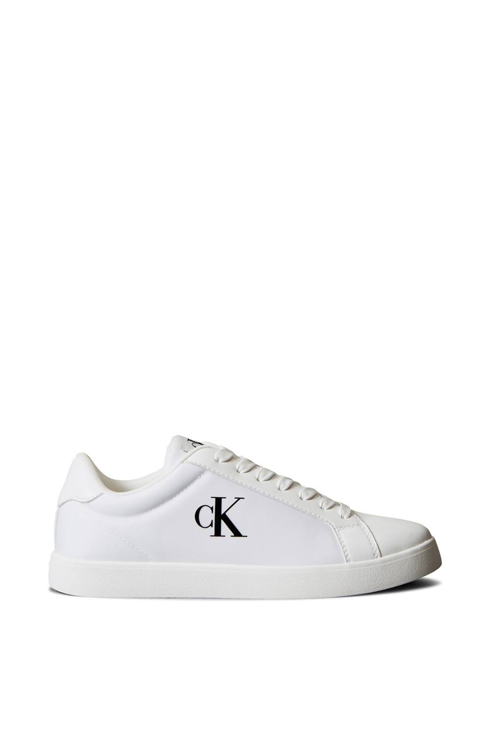 Calvin Klein Calvin Klein Women's 3 Cupsole Laceup Pu Mg Bright White - 2