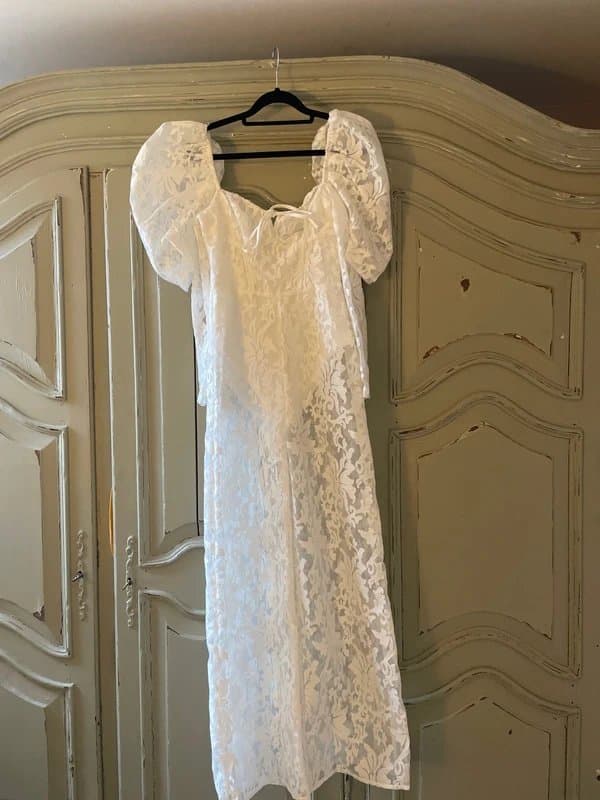 ASOS Design White lace jumpsuit