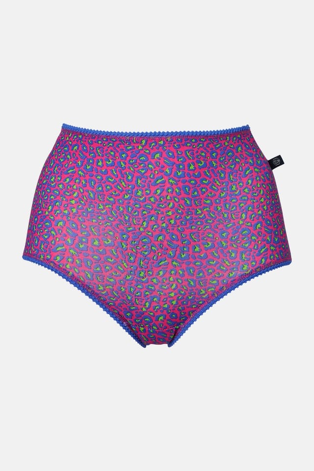 British Boxers British Boxers Women's Pack of Four "Wild Cat" Full Briefs - 2