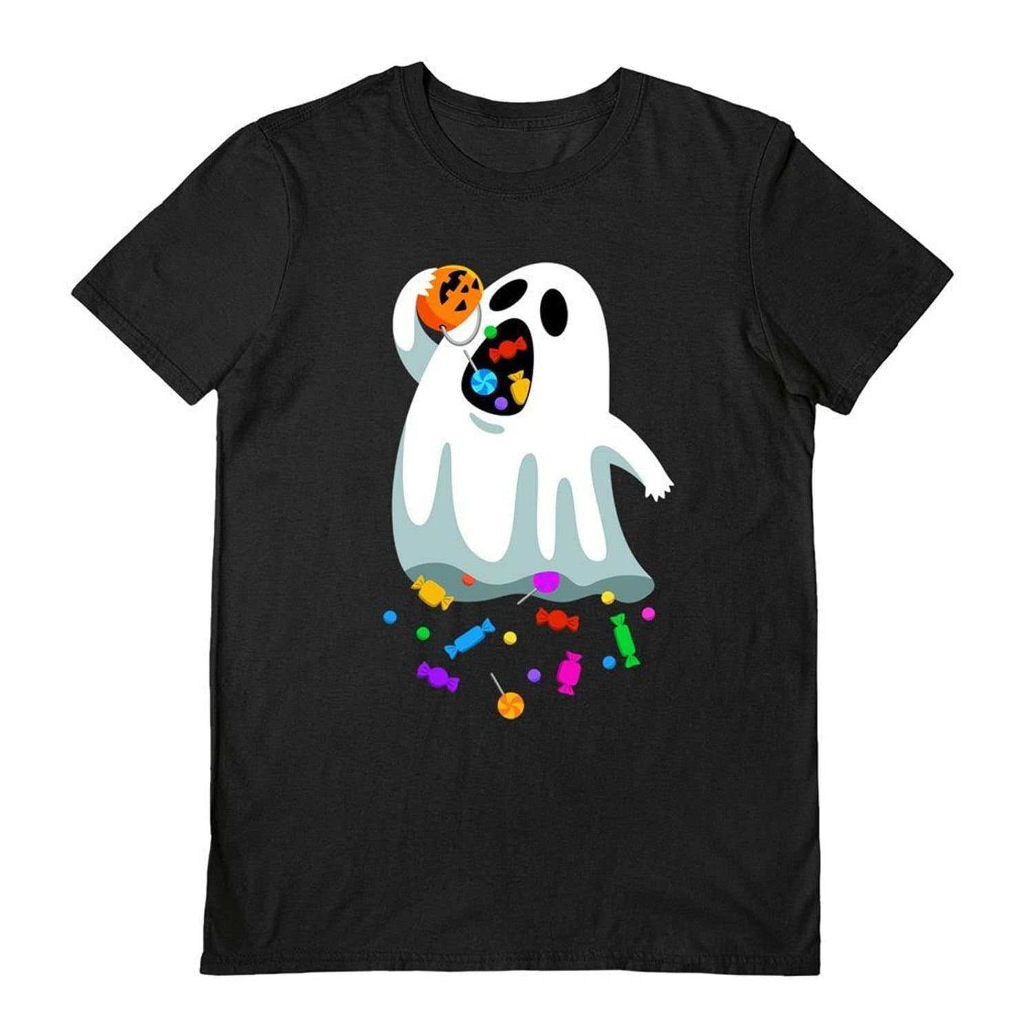 Benjimoji Benjimoji Men's Hungry Ghost Ghost T-Shirt in Black
