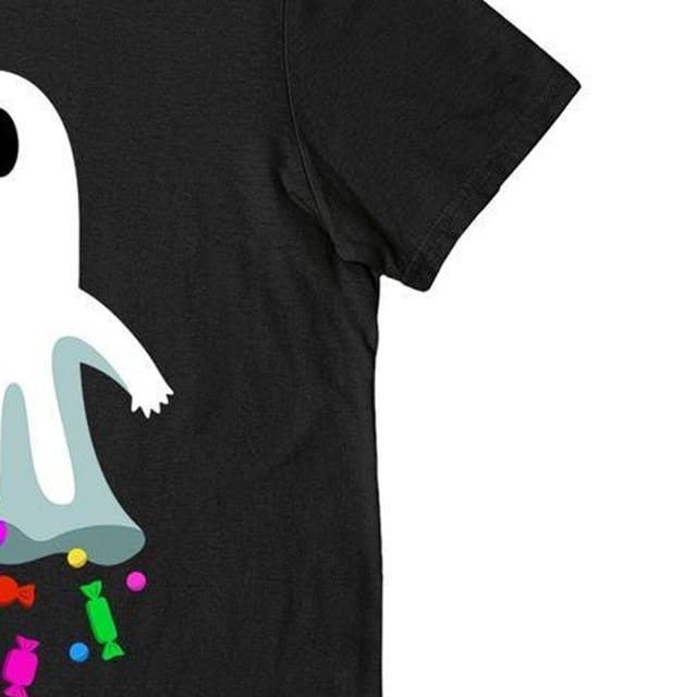 Benjimoji Benjimoji Men's Hungry Ghost Ghost T-Shirt in Black - 2