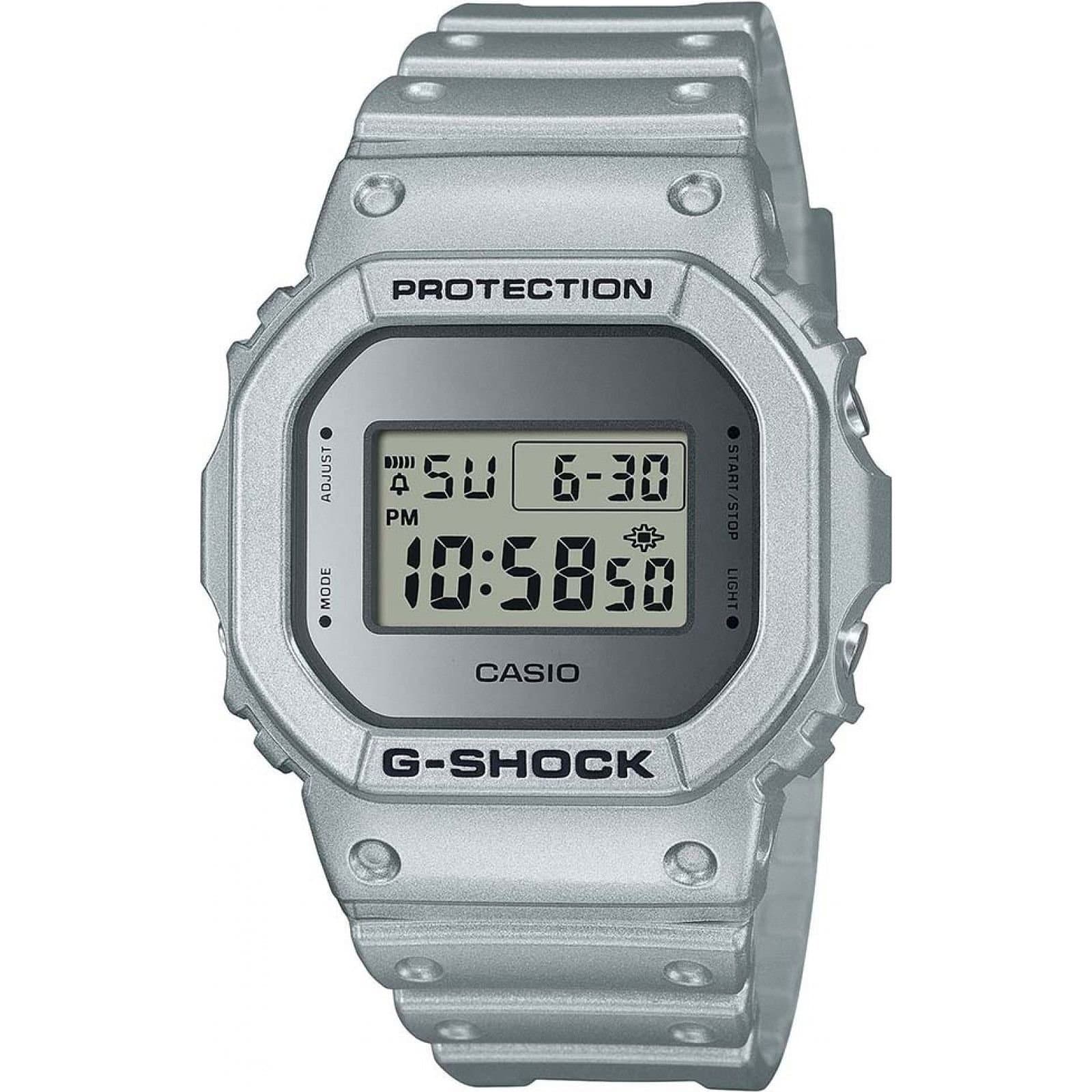 Casio Casio Men's DW-5600FF-8ER G-Shock 43mm Quartz Watch in Silver