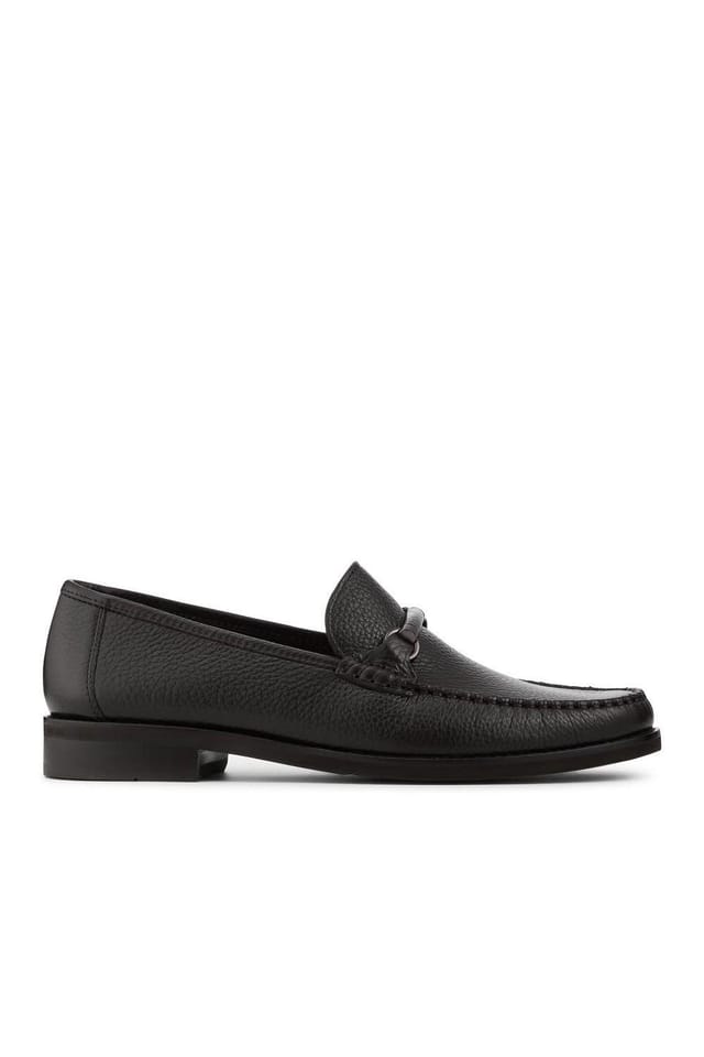 Jones Bootmaker Jones Bootmaker Men's Quentin All Leather Smart Loafers in Brown - 2