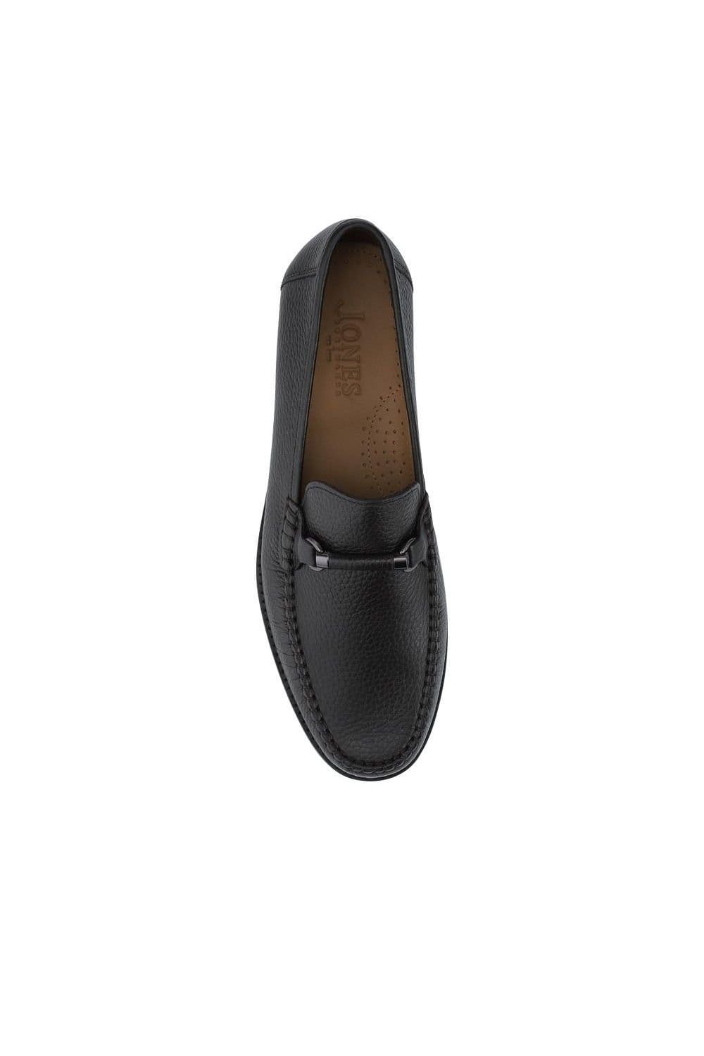 Jones Bootmaker Jones Bootmaker Men's Quentin All Leather Smart Loafers in Brown - 4