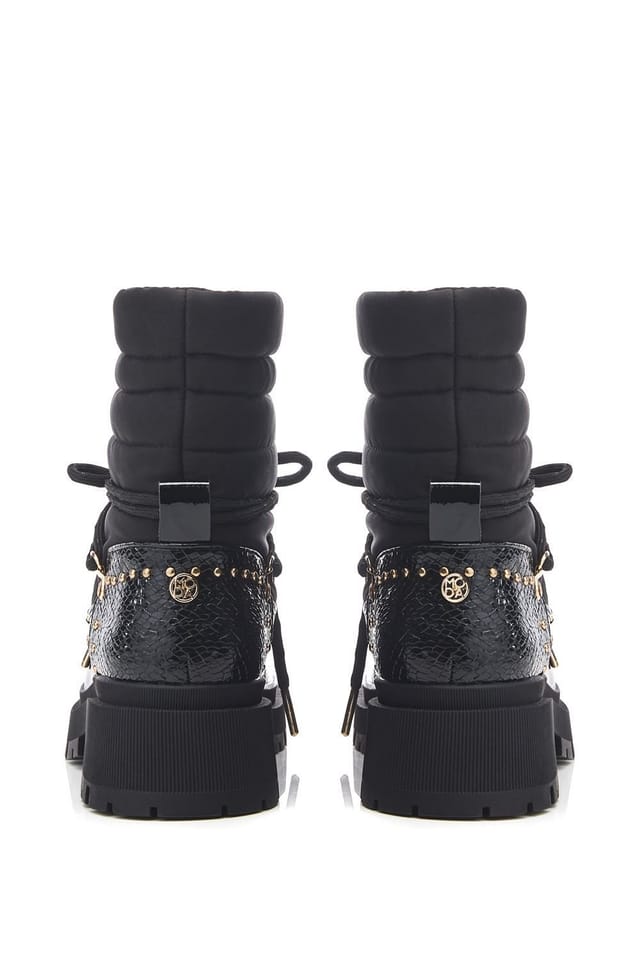 Moda in Pelle Moda In Pelle Women's 'Oliwa' Textile Ankle Boots in Black - 3