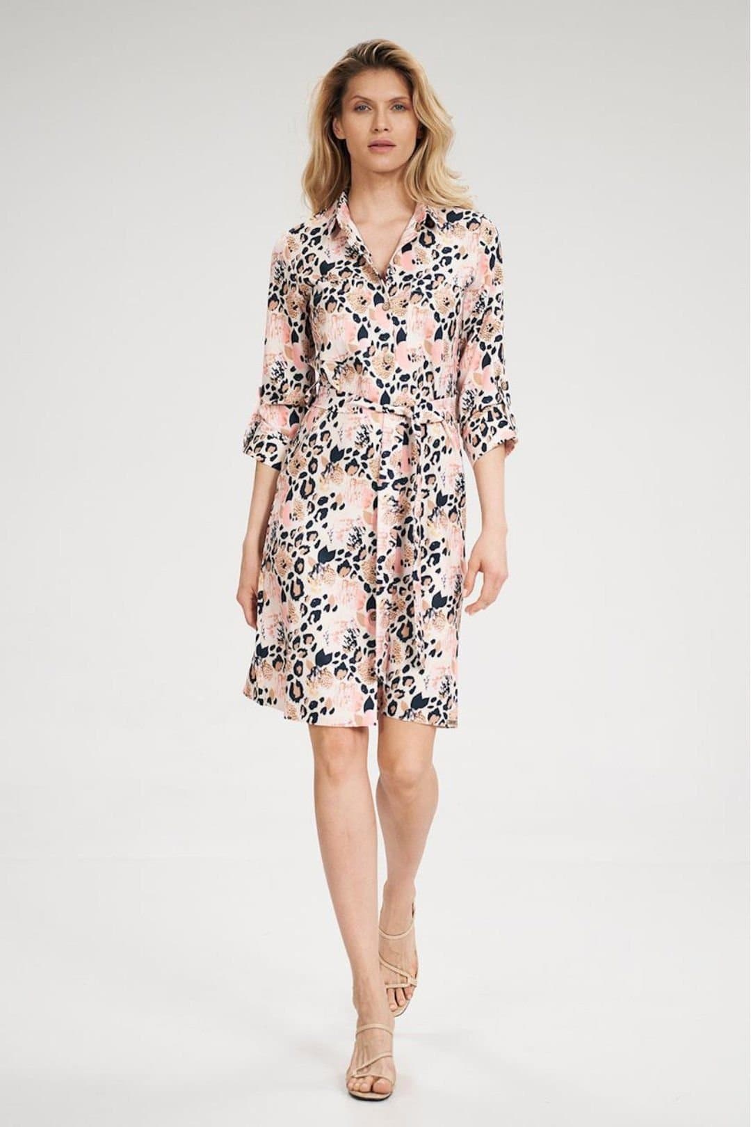 Love Lace Love Lace Women's Long Shirt Dress with Button Front & Pockets