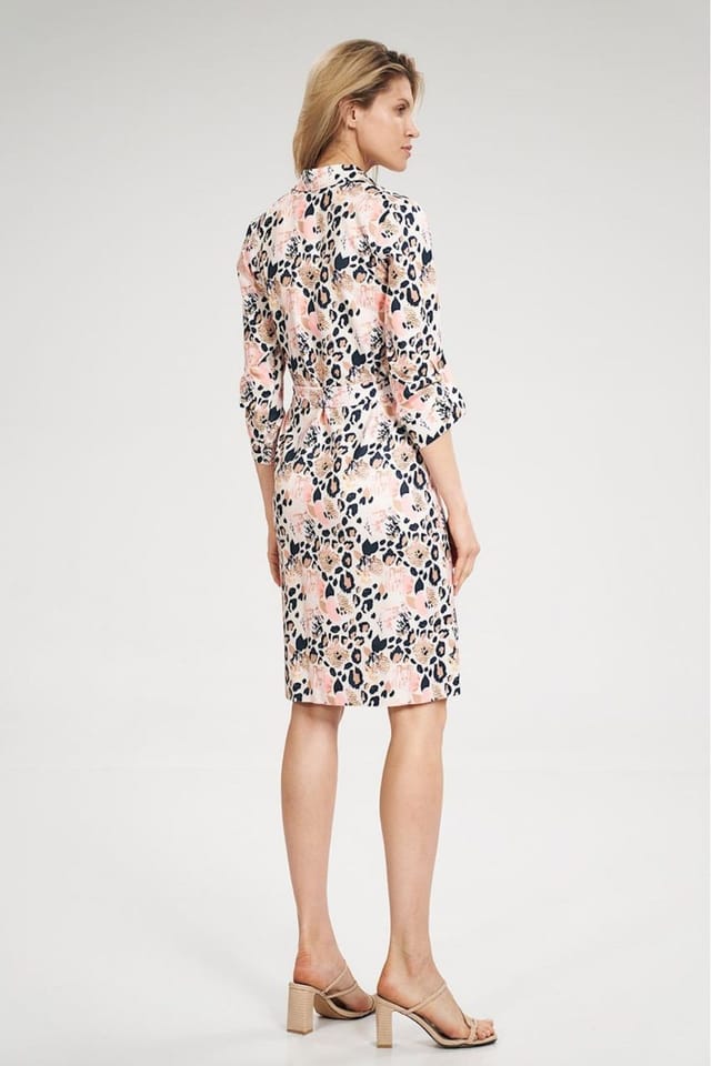 Love Lace Love Lace Women's Long Shirt Dress with Button Front & Pockets - 2
