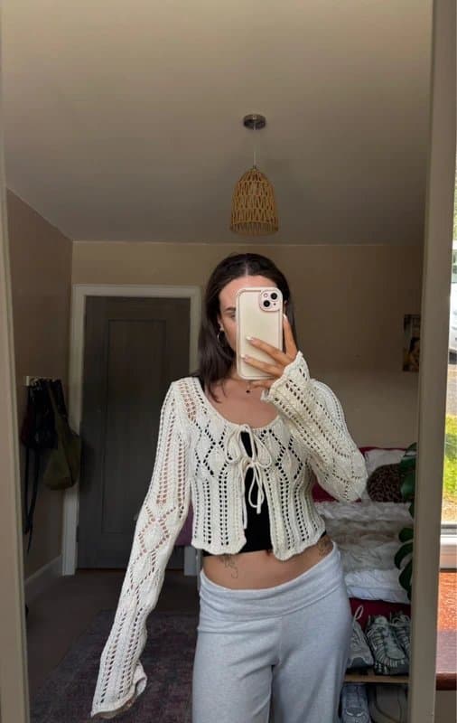 Bershka Bershka crochet cardigan