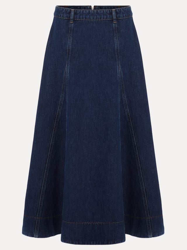 Phase Eight Phase Eight Women's Thea Denim Skirt in Dark Indigo - 2