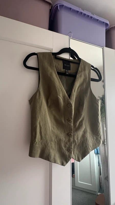 New Look New Look khaki waistcoat size 6