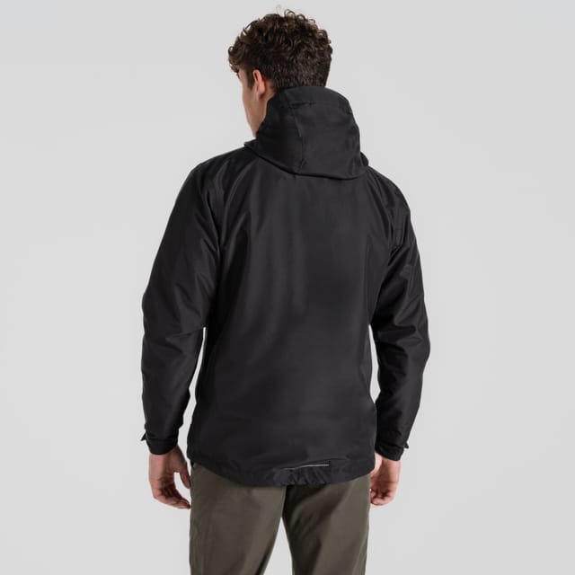 Craghoppers Craghoppers Men's Ossus Lightweight Waterproof Shell Jacket in Jet Black - 2