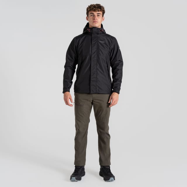 Craghoppers Craghoppers Men's Ossus Lightweight Waterproof Shell Jacket in Jet Black - 3