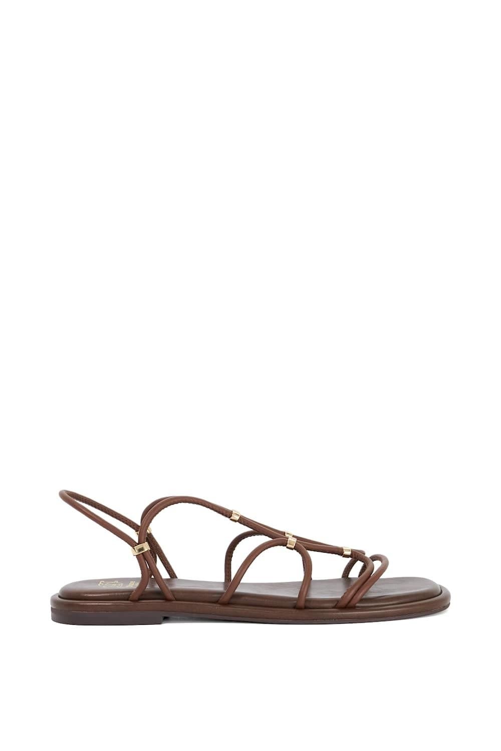 Dune London Dune London Women's 'Leola' Leather Sandals in Brown