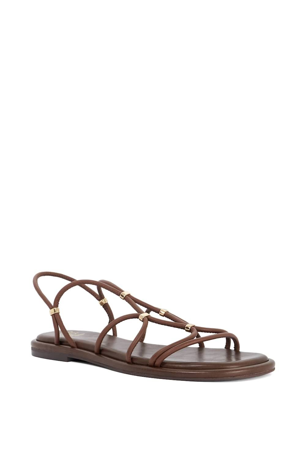 Dune London Dune London Women's 'Leola' Leather Sandals in Brown - 2