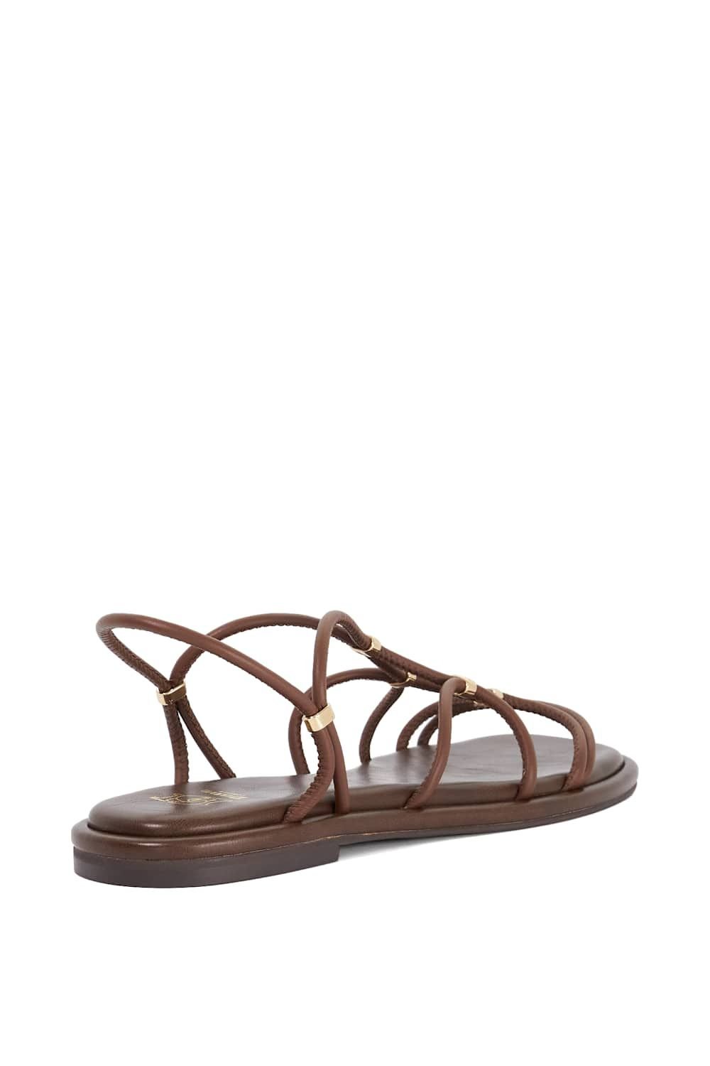 Dune London Dune London Women's 'Leola' Leather Sandals in Brown - 3
