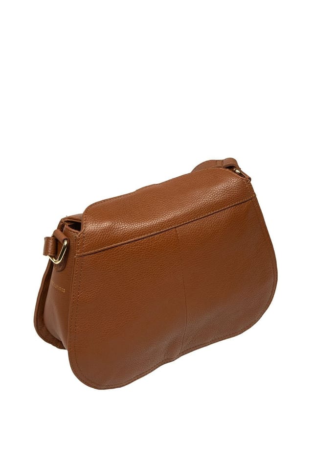 Pure Luxuries London Pure Luxuries London Women's 'Soraya' Leather Cross Body Bag in Tan - 3