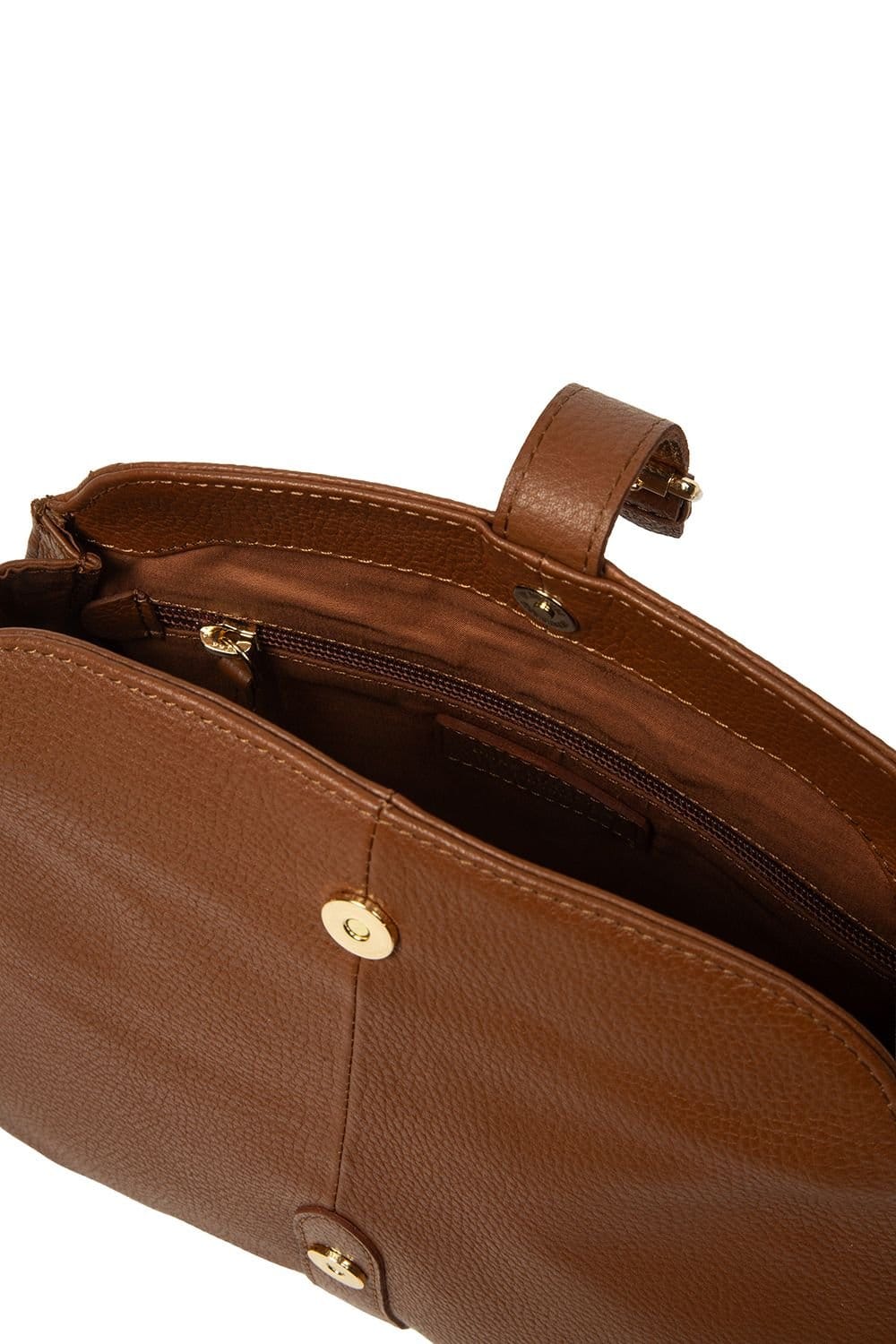 Pure Luxuries London Pure Luxuries London Women's 'Soraya' Leather Cross Body Bag in Tan - 4
