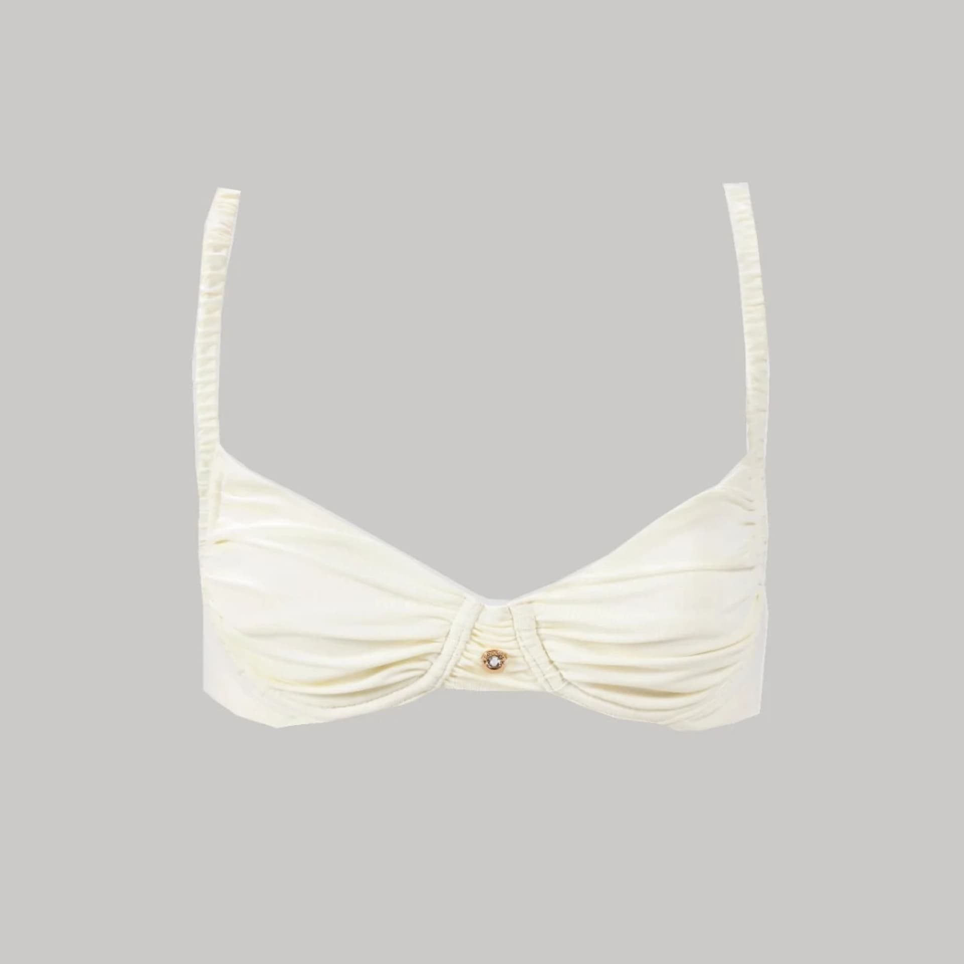 Decolet the Label Decolet the Label Cream Seashell Underwire Bikini Top