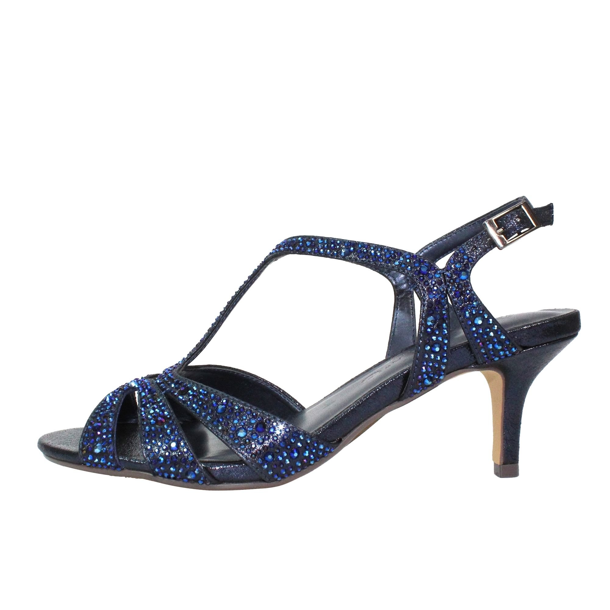 Lunar Lunar Women's Francie Wide Sandals in Navy - 3