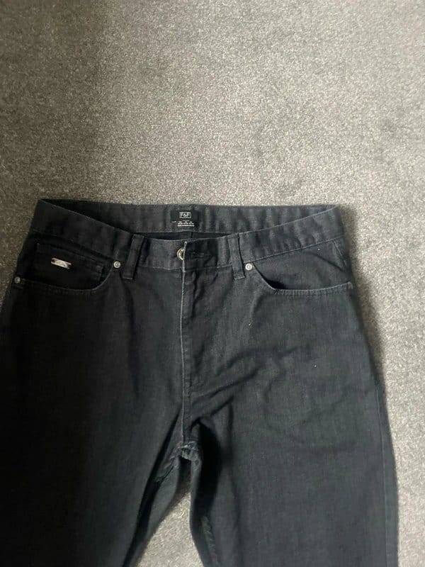 New Look Men's Black Stretch Straight Leg Jeans