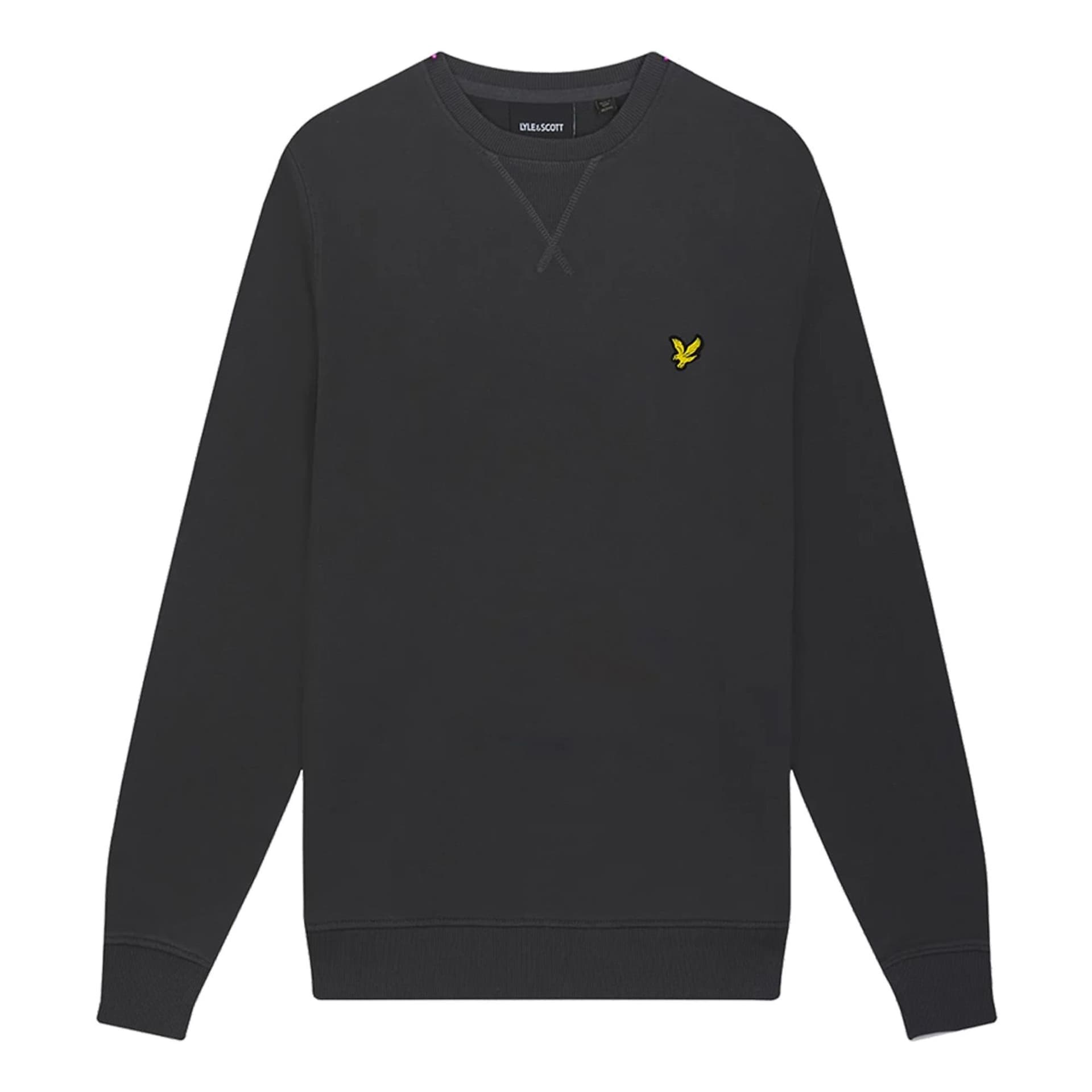 Lyle & Scott Lyle & Scott Men's Crew Neck Long-Sleeved Sweatshirt in Dark Grey
