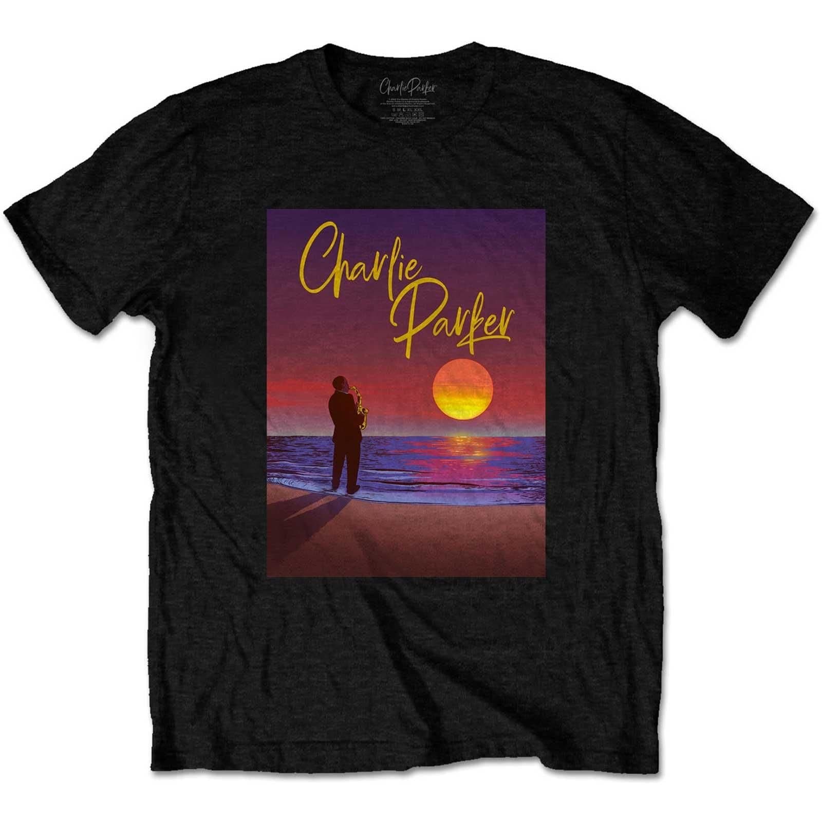 Charlie Parker Charlie Parker Men's Sunset Cotton T-Shirt in Black
