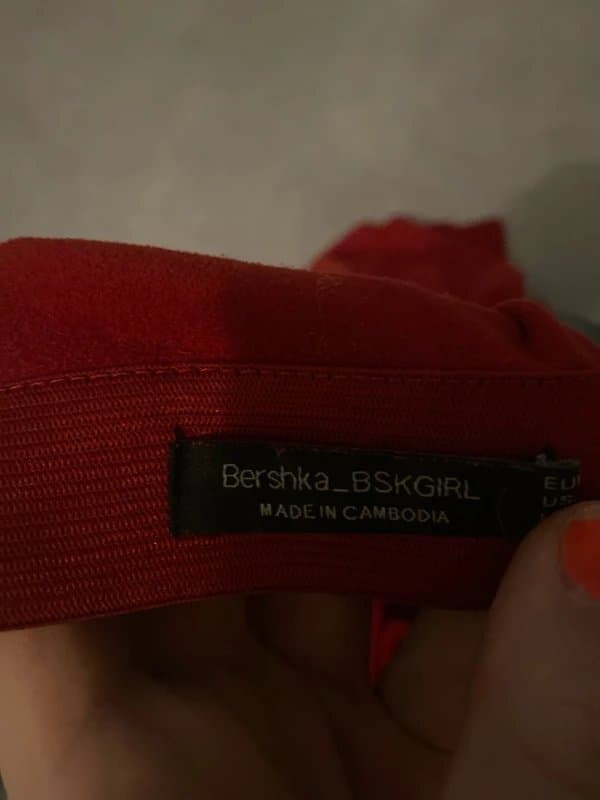 Bershka Red skirt