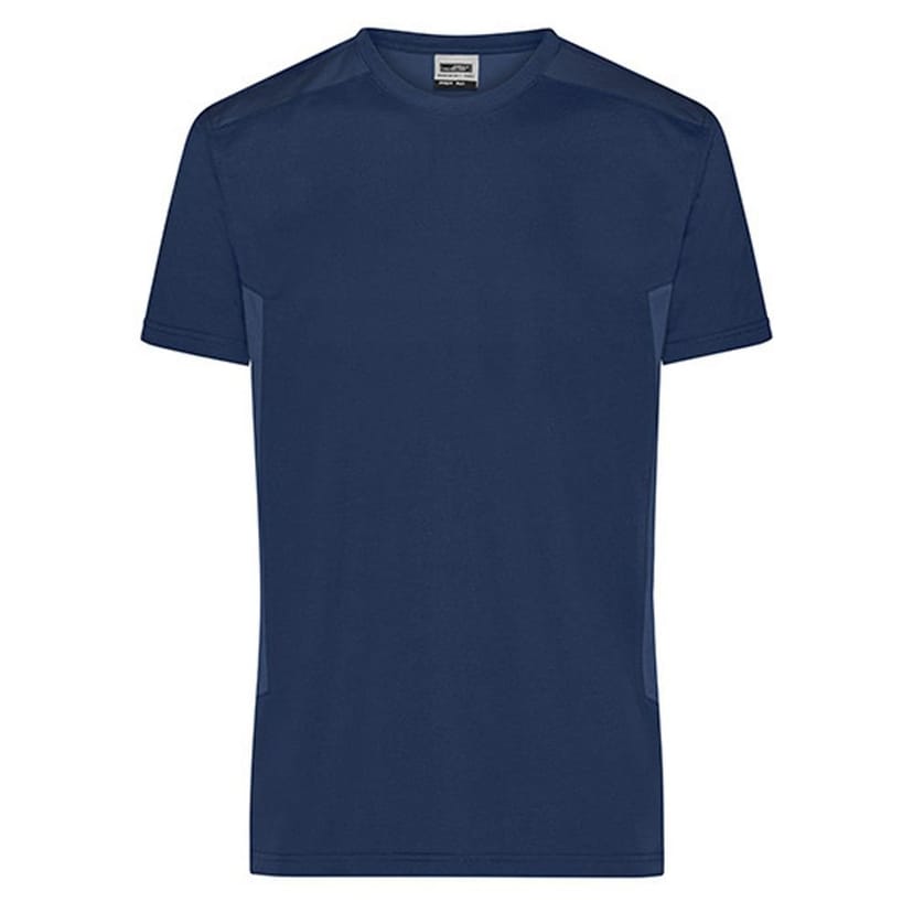 James and Nicholson James and Nicholson Men's Workwear Strong T-Shirt in Navy - 1