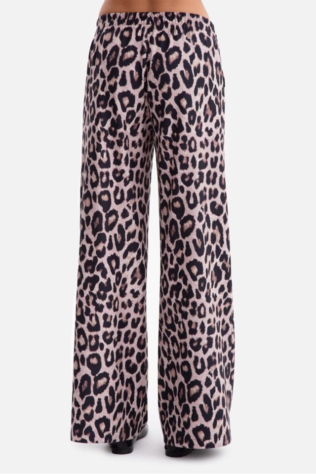 Love Lace Love Lace Women's Brushed Knit Wide Leg Print Trousers - 3