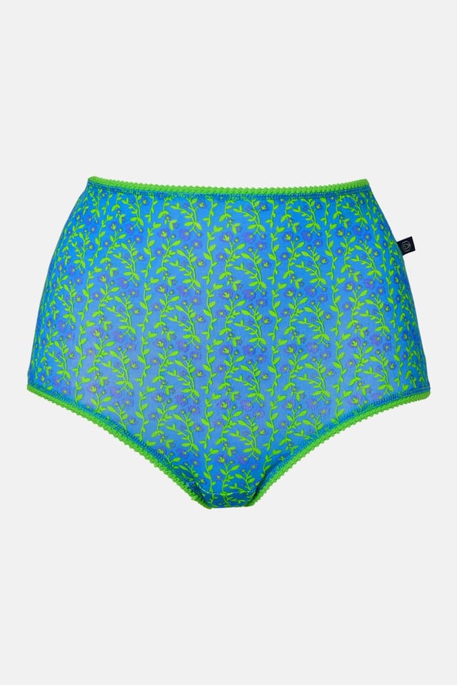 British Boxers British Boxers Women's Pack of Four "Boom Bloom" Full Briefs - 2