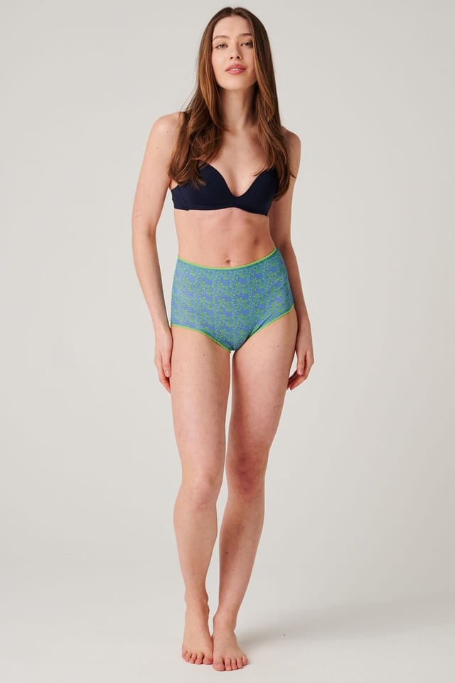 British Boxers British Boxers Women's Pack of Four "Boom Bloom" Full Briefs - 3