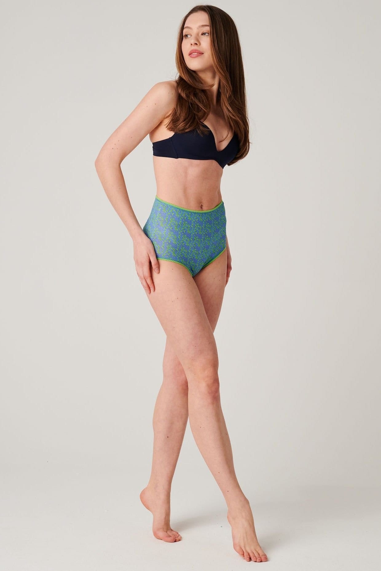 British Boxers British Boxers Women's Pack of Four "Boom Bloom" Full Briefs - 4