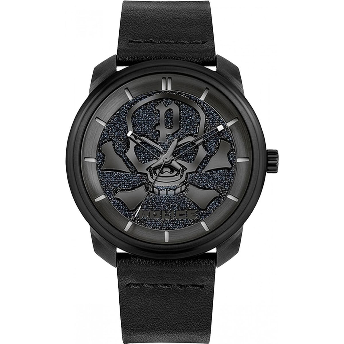 Police Police Men's PL.15714JSB-02A 44mm Quartz Watch in Black - 1