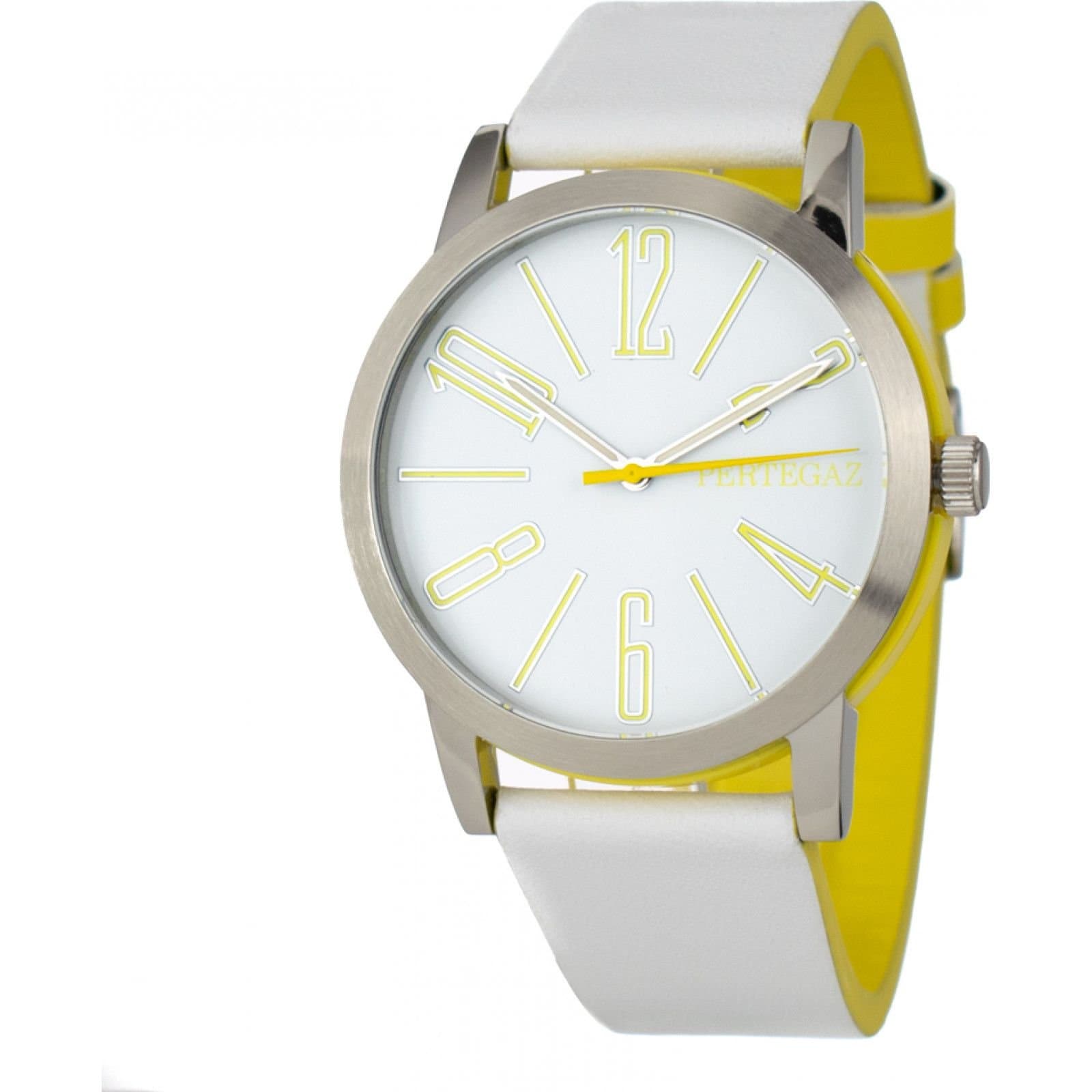 Pertegaz Pertegaz Men's P24001-BA 41mm Quartz Watch in White