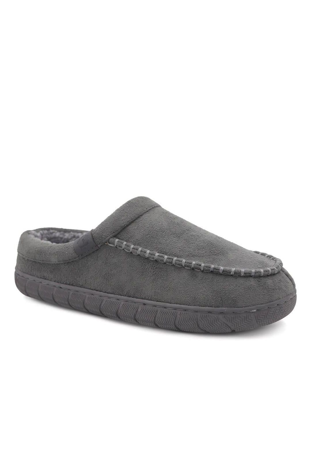 Pavers Pavers Men's Cushioned Mule Slippers in Grey