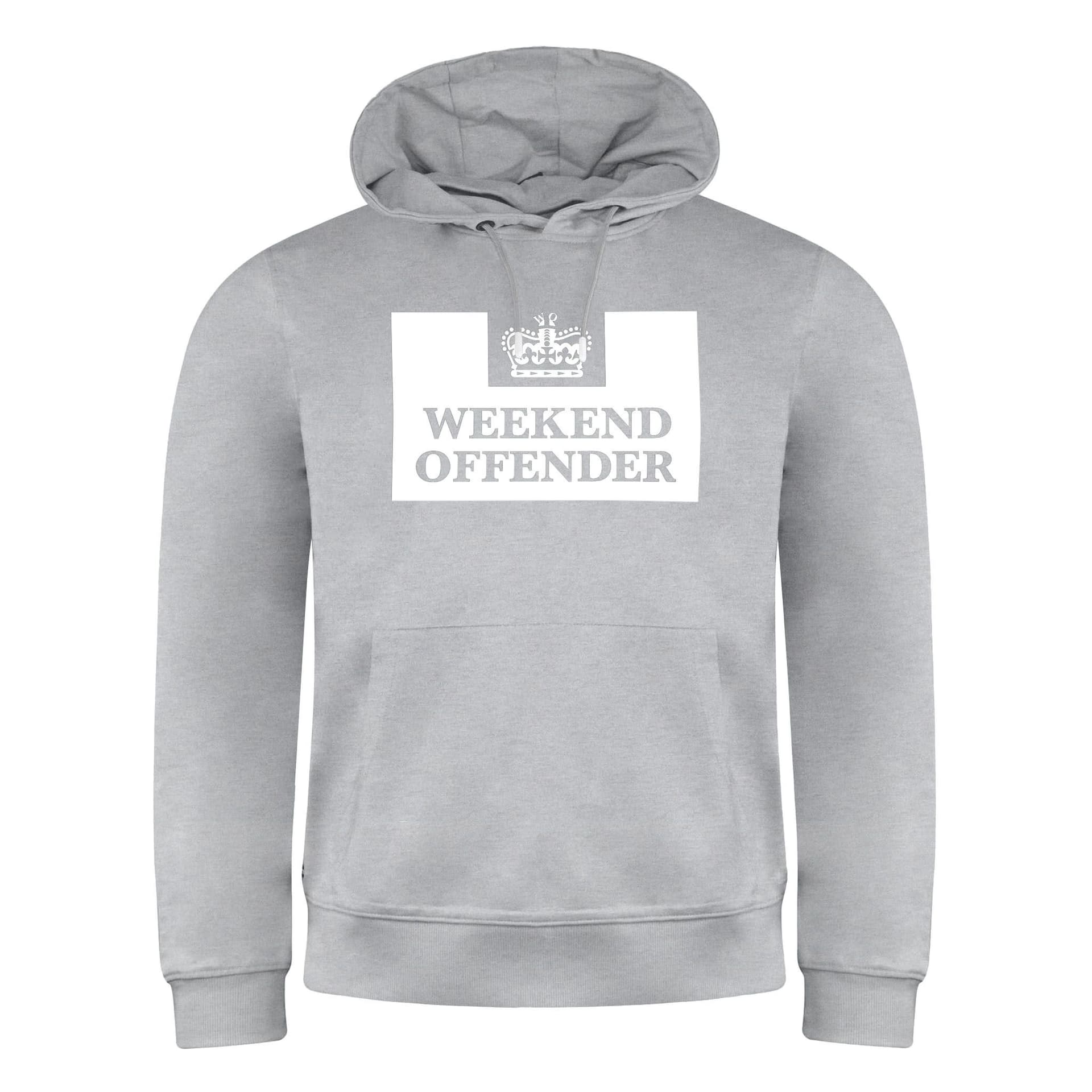 Weekend Offender Weekend Offender Men's Long Sleeve Pullover Grey HM Service Classics Hoodie