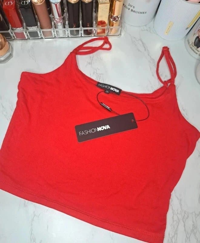 Fashion Nova Fashion Nova Red Cami Top