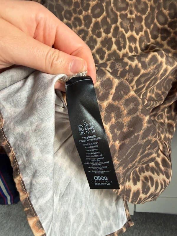 ASOS Design ASOS Design Leopard Print Bow Top