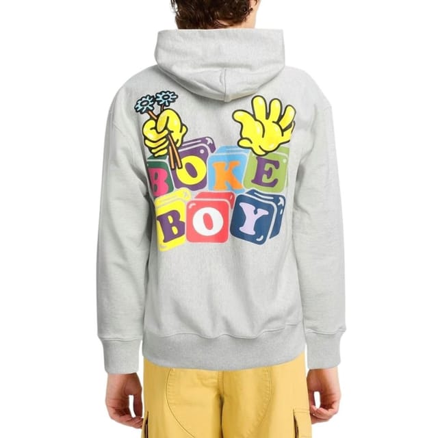 Kenzo Kenzo Men's Coloured Block Logo Grey Hoodie - 2