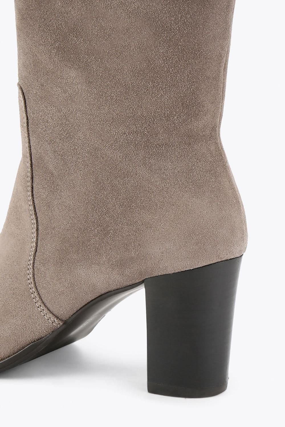 Carvela Carvela Women's 'Martano Otk' Suede Boots in Taupe - 4