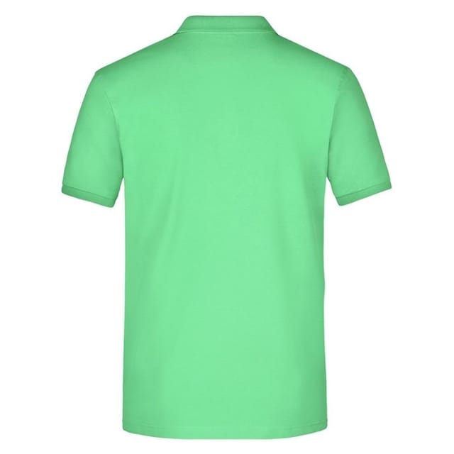 James and Nicholson James and Nicholson Men's Piqué Elasticated Polo Shirt in Green - 2