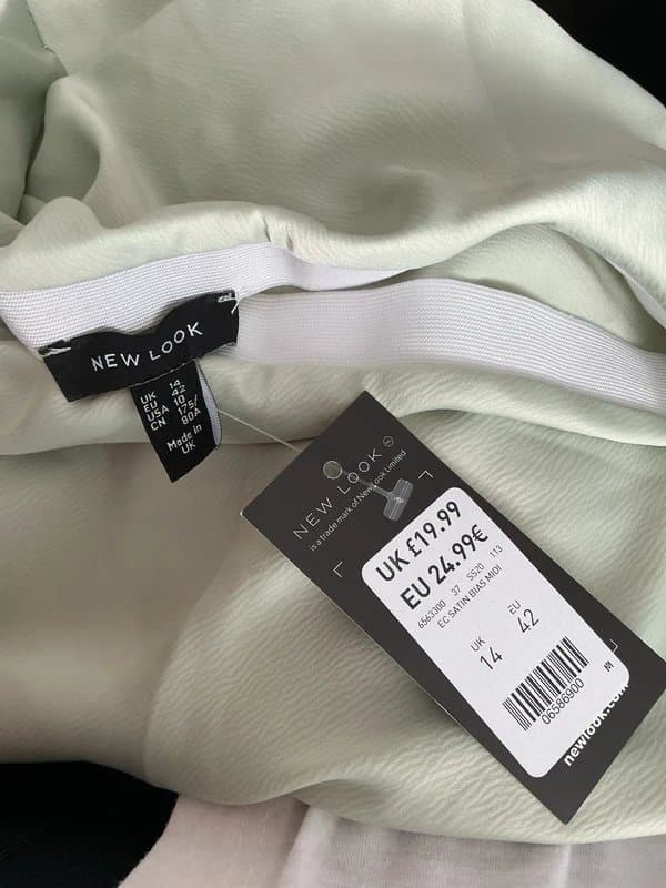 New Look Satin midiskirt
