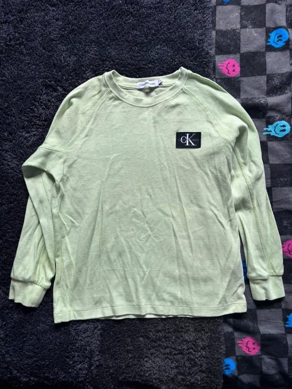 Calvin Klein Boys Calvin Klein Long Sleeved T-Shirt