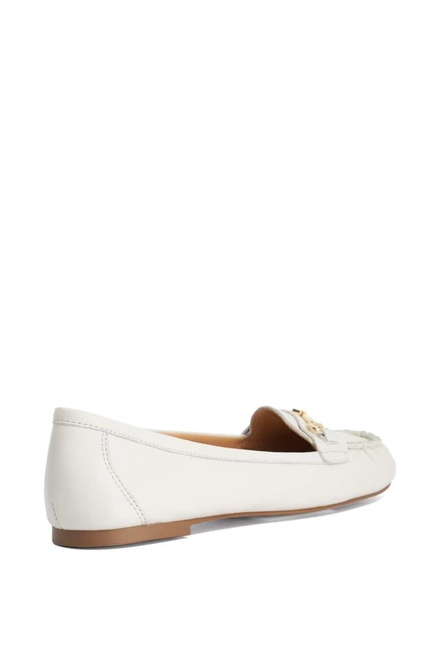 Dune London Dune London Women's 'Guno' Leather Loafers in White - 3