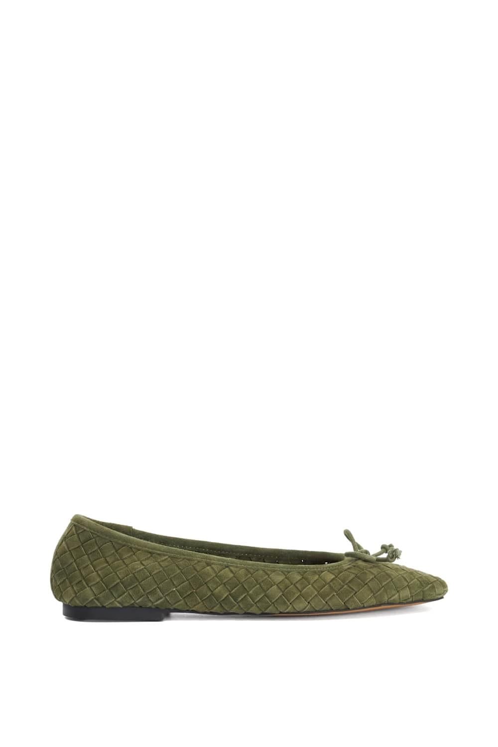 Dune London Dune London Women's 'Heat' Suede Ballet Pumps in Green