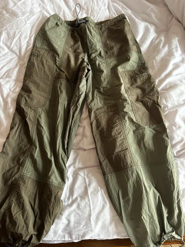 ASOS Design Asos design khaki patchwork cargo pants