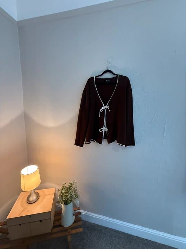 ASOS Design Brown Knit Cardigan