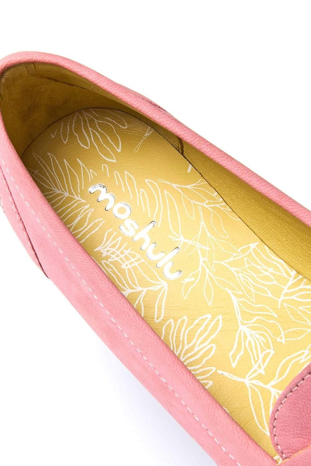 Moshulu Moshulu Women's 'Petrel Nubuck' Classic Nubuck Penny Loafers in Raspberry - 4